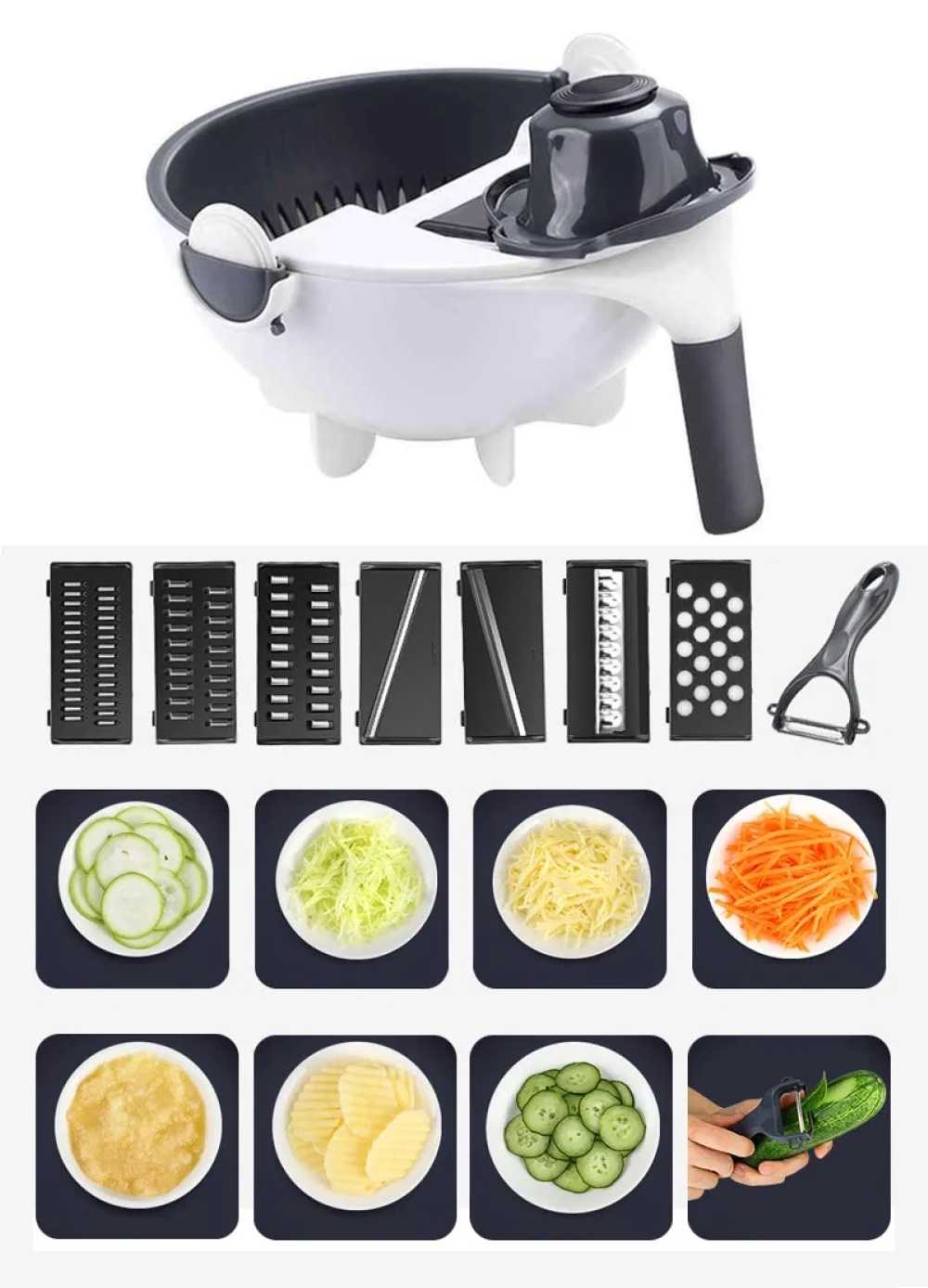 Vegetable Grater with Container