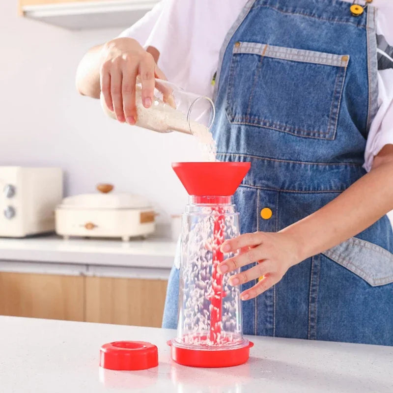 Handheld Flour Sieve Cup | Rotating Flour Mixer