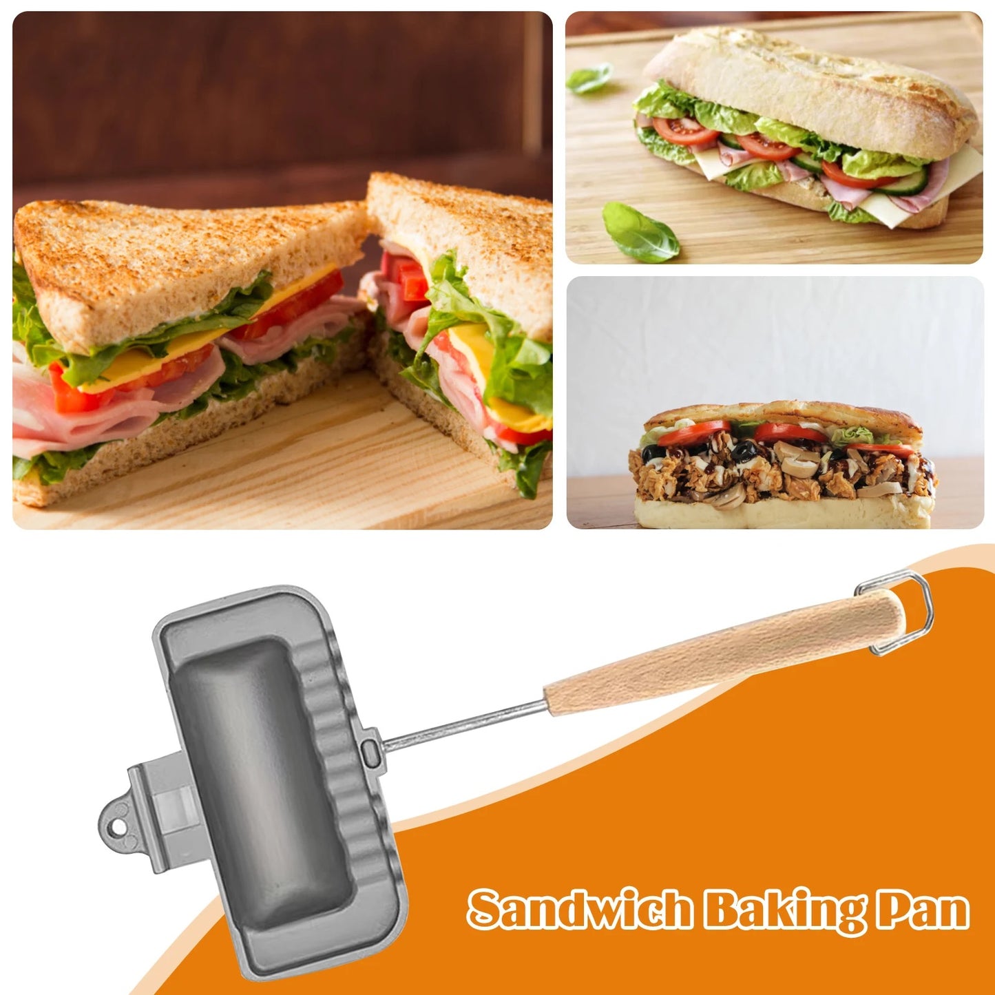 Double-Sided Sandwich Fry Pan