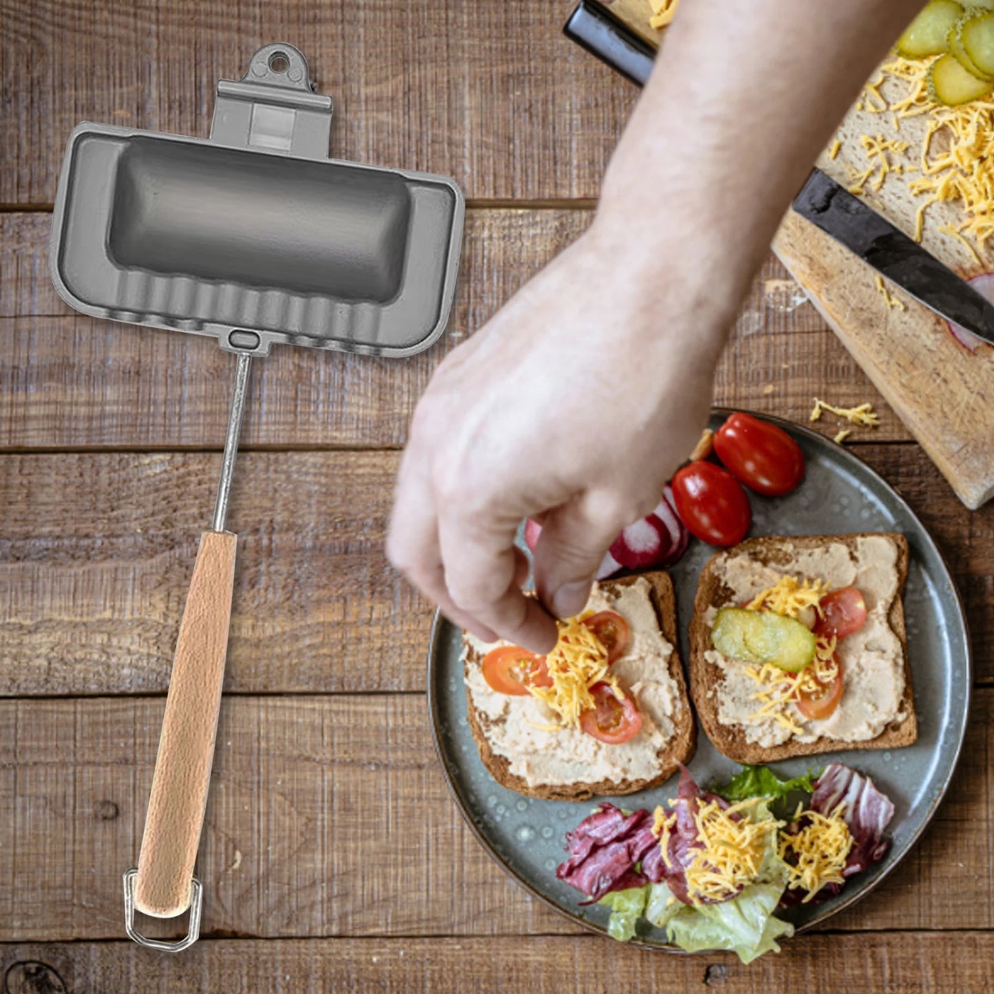 Double-Sided Sandwich Fry Pan