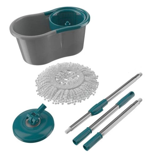 1 Mop Fit Flash Limp Extensível Giratório MOP5010 + 2 Refis